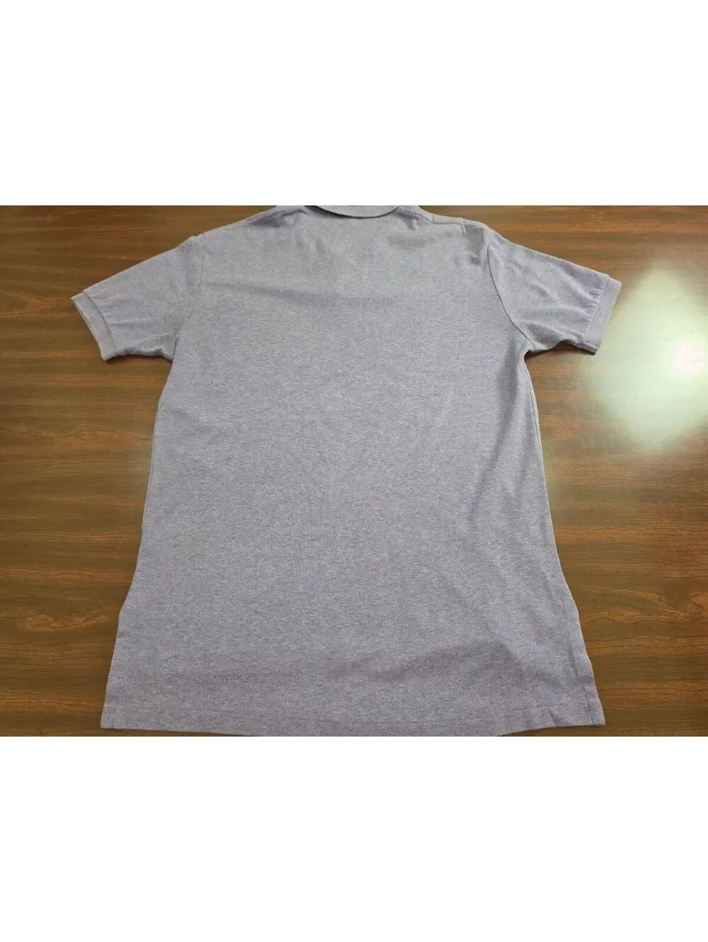Polo Ralph Lauren Medium Purple Heather 100% Cotton Polo Shirt Orange Logo